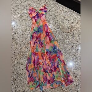 Vici Vibrant Floral Maxi Dress